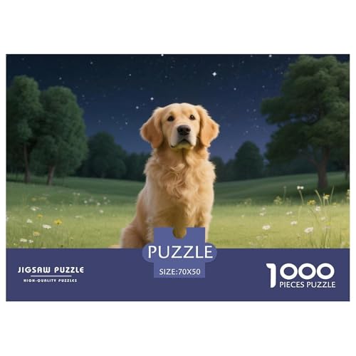 Goldener Retriever 1000 Teile Puzzle Home Dekoration Lernspiel Animal Premium Quality Impossible Game 70x50cm/1000pcs Goldener Retriever 1000 Teile Puzzle Home Dekoration Lernspiel Animal Premium Quality Impossible Game 70x50cm/1000pcs von XGASVBKWA