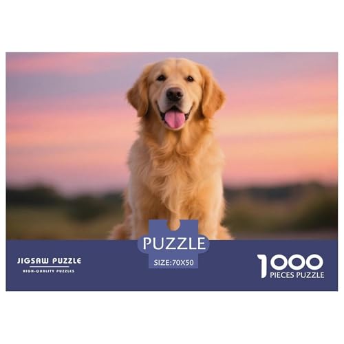 Goldener Retriever 1000 Teile Puzzle Home Dekoration Lernspiel Animal Premium Quality Impossible Game 70x50cm/1000pcs Goldener Retriever 1000 Teile Puzzle Home Dekoration Lernspiel Animal Premium Quality Impossible Game 70x50cm/1000pcs von XGASVBKWA