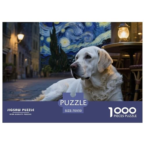 Goldener Retriever 1000 Teile Puzzle Premium Quality Erwachsene Kinder Animal Home Dekoration Impossible Game 70x50cm/1000pcs Goldener Retriever 1000 Teile Puzzle Premium Quality Erwachsene Kinder Animal Home Dekoration Impossible Game 70x50cm/1000pcs von XGASVBKWA
