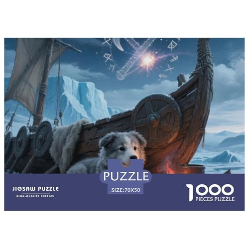 Grenzkolli 1000 Teile Erwachsene Puzzle Premium Quality Erwachsene Kinder Animal Home Dekoration Klassische Lernspiel 70x50cm/1000pcs von XGASVBKWA
