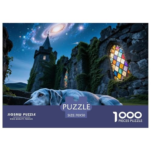 Großer Dane 1000 Teile Puzzle Premium Quality Erwachsene Kinder Animal Herausforderung Game Impossible 70x50cm/1000pcs Großer Dane 1000 Teile Puzzle Premium Quality Erwachsene Kinder Animal Herausforderung Game Impossible 70x50cm/1000pcs von XGASVBKWA