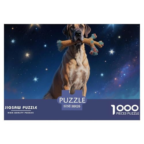 Großer Dane Puzzle 1000 Teile Premium Quality Erwachsene Kinder Animal Home Dekoration Impossible 38x26cm/1000pcs Großer Dane Puzzle 1000 Teile Premium Quality Erwachsene Kinder Animal Home Dekoration Impossible 38x26cm/1000pcs von XGASVBKWA