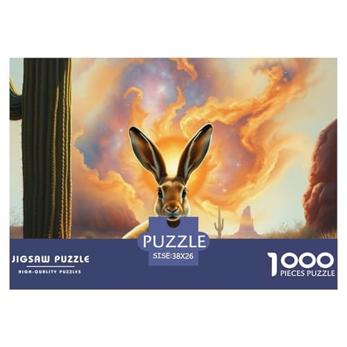Hase 1000 Teile Puzzle Home Dekoration Lernspiel Animal Premium Quality Klassische Lernspiel 38x26cm/1000pcs Hase 1000 Teile Puzzle Home Dekoration Lernspiel Animal Premium Quality Klassische Lernspiel 38x26cm/1000pcs von XGASVBKWA