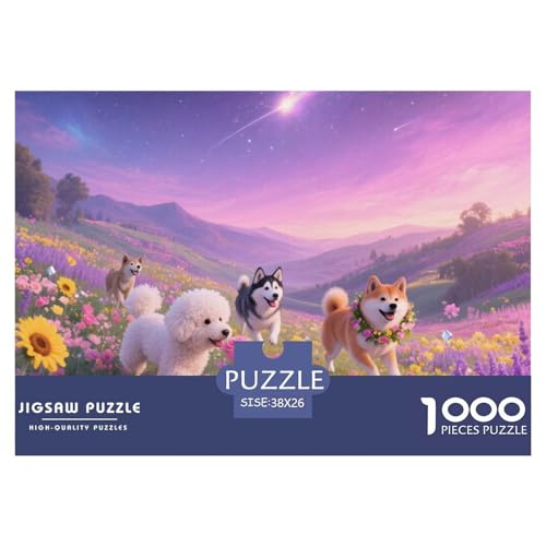 Hunde Spielen und herumtollen 1000 Teile Puzzle Home Dekoration Erwachsene Kinder Animal Home Dekoration Klassische Lernspiel 38x26cm/1000pcs Hunde Spielen und herumtollen 1000 Teile Puzzle Home Dekoration Erwachsene Kinder Animal Home Dekoration Klassische Lernspiel 38x26cm/1000pcs von XGASVBKWA