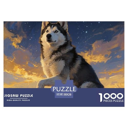 Husky 1000 Teile Puzzle Home Dekoration Lernspiel Animal Premium Quality Klassische Lernspiel 38x26cm/1000pcs Husky 1000 Teile Puzzle Home Dekoration Lernspiel Animal Premium Quality Klassische Lernspiel 38x26cm/1000pcs von XGASVBKWA
