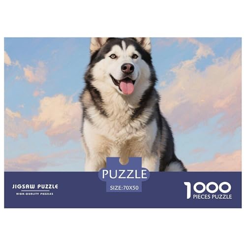 Husky 1000 Teile Puzzle Kinder Geschenk Erwachsene Kinder Animal Herausforderung Game Impossible 70x50cm/1000pcs Husky 1000 Teile Puzzle Kinder Geschenk Erwachsene Kinder Animal Herausforderung Game Impossible 70x50cm/1000pcs von XGASVBKWA