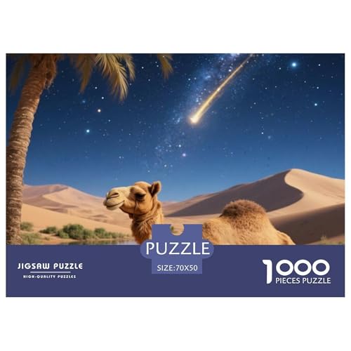 Kamel Puzzle 1000 Teile Premium Quality Lernspiel Animal Premium Quality Impossible Game 70x50cm/1000pcs Kamel Puzzle 1000 Teile Premium Quality Lernspiel Animal Premium Quality Impossible Game 70x50cm/1000pcs von XGASVBKWA