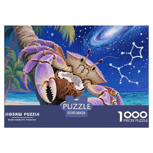 Kokoskrabbe 1000 Teile Puzzle Premium Quality Erwachsene Kinder Animal Home Dekoration Impossible Game 38x26cm/1000pcs Kokoskrabbe 1000 Teile Puzzle Premium Quality Erwachsene Kinder Animal Home Dekoration Impossible Game 38x26cm/1000pcs von XGASVBKWA