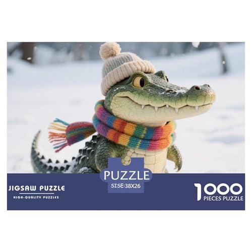 Krokodil Puzzle 1000 Teile Premium Quality Erwachsene Kinder Animal Herausforderung Game Klassische Lernspiel 38x26cm/1000pcs Krokodil Puzzle 1000 Teile Premium Quality Erwachsene Kinder Animal Herausforderung Game Klassische Lernspiel 38x26cm/1000pcs von XGASVBKWA