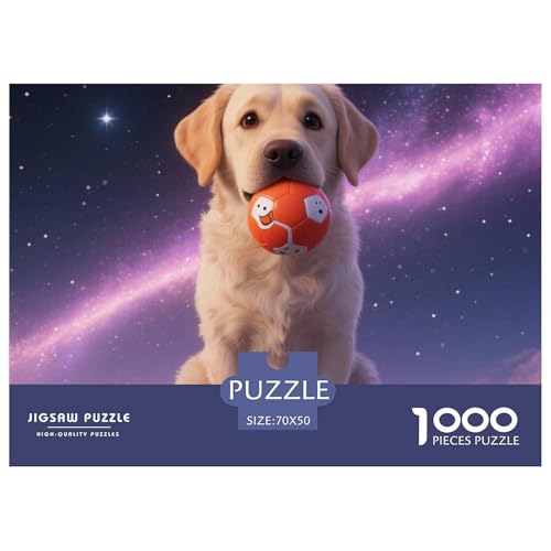 Labrador 1000 Teile Puzzle Premium Quality Erwachsene Kinder Animal Home Dekoration Impossible 70x50cm/1000pcs Labrador 1000 Teile Puzzle Premium Quality Erwachsene Kinder Animal Home Dekoration Impossible 70x50cm/1000pcs von XGASVBKWA