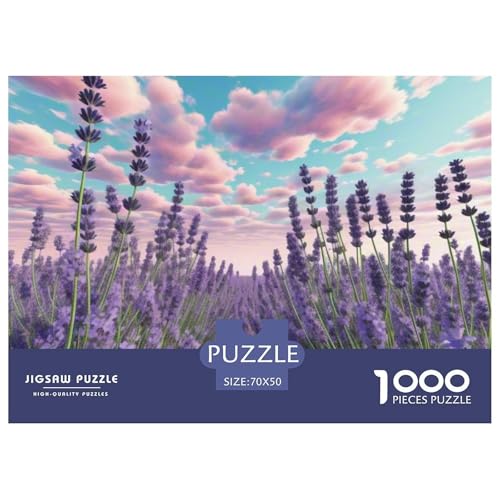 Lavendel 1000 Teile Puzzle Premium Quality Erwachsene Kinder Plant Herausforderung Game Klassische Lernspiel 70x50cm/1000pcs Lavendel 1000 Teile Puzzle Premium Quality Erwachsene Kinder Plant Herausforderung Game Klassische Lernspiel 70x50cm/1000pcs von XGASVBKWA