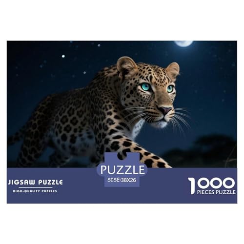 Leopard 1000 Teile 1000 Teile Kinder Geschenk Erwachsene Kinder Animal Home Dekoration Impossible Game 38x26cm/1000pcs Leopard 1000 Teile 1000 Teile Kinder Geschenk Erwachsene Kinder Animal Home Dekoration Impossible Game 38x26cm/1000pcs von XGASVBKWA