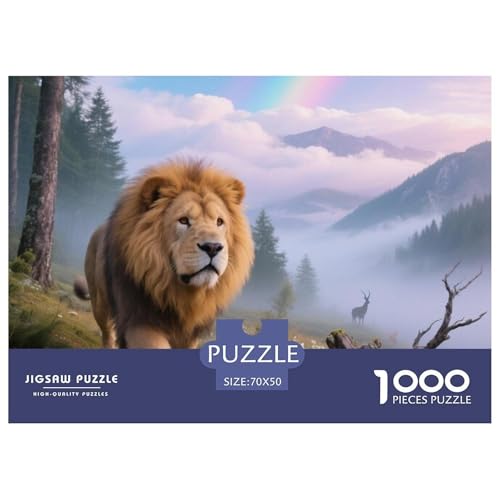 Löwen 1000 Teile Puzzle Home Dekoration Lernspiel Animal Premium Quality Impossible Game 70x50cm/1000pcs Löwen 1000 Teile Puzzle Home Dekoration Lernspiel Animal Premium Quality Impossible Game 70x50cm/1000pcs von XGASVBKWA