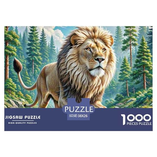 Löwen Puzzle 1000 Teile Premium Quality Lernspiel Animal Premium Quality Impossible Game 38x26cm/1000pcs Löwen Puzzle 1000 Teile Premium Quality Lernspiel Animal Premium Quality Impossible Game 38x26cm/1000pcs von XGASVBKWA