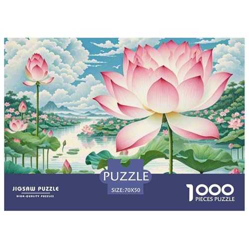Lotus Puzzle 1000 Teile Premium Quality Lernspiel Plant Home Dekoration Klassische Lernspiel 70x50cm/1000pcs Lotus Puzzle 1000 Teile Premium Quality Lernspiel Plant Home Dekoration Klassische Lernspiel 70x50cm/1000pcs von XGASVBKWA