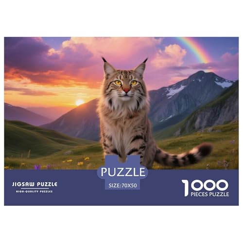 Lynx Puzzle 1000 Teile Premium Quality Erwachsene Kinder Animal Herausforderung Game Klassische Lernspiel 70x50cm/1000pcs Lynx Puzzle 1000 Teile Premium Quality Erwachsene Kinder Animal Herausforderung Game Klassische Lernspiel 70x50cm/1000pcs von XGASVBKWA