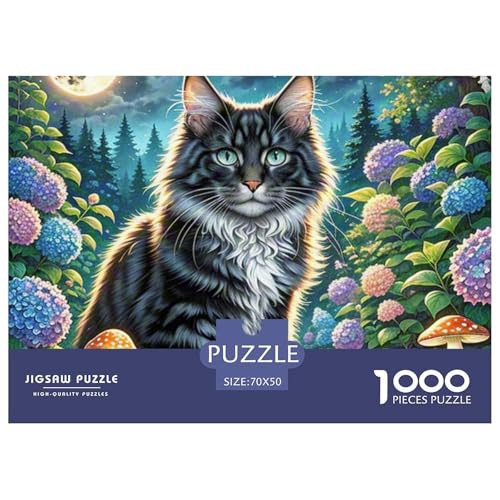 Maine Coon 1000 Teile Puzzle Home Dekoration Erwachsene Kinder Animal Herausforderung Game Klassische Lernspiel 70x50cm/1000pcs Maine Coon 1000 Teile Puzzle Home Dekoration Erwachsene Kinder Animal Herausforderung Game Klassische Lernspiel 70x50cm/1000pcs von XGASVBKWA