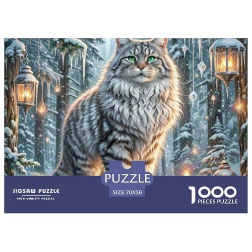 Maine Coon 1000 Teile Puzzle Kinder Geschenk Erwachsene Kinder Animal Herausforderung Game Impossible 70x50cm/1000pcs Maine Coon 1000 Teile Puzzle Kinder Geschenk Erwachsene Kinder Animal Herausforderung Game Impossible 70x50cm/1000pcs von XGASVBKWA