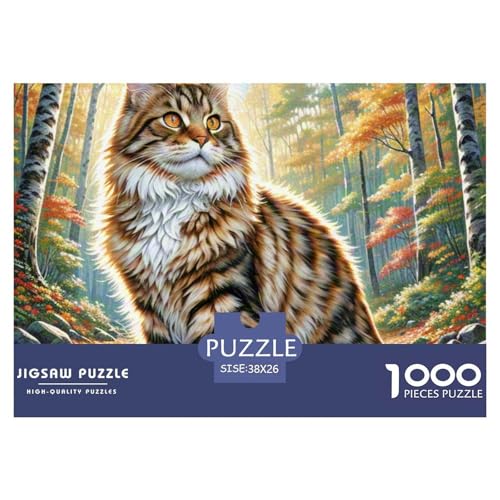 Maine Coon 1000 Teile Puzzle Premium Quality Erwachsene Kinder Animal Herausforderung Game Klassische Lernspiel 38x26cm/1000pcs Maine Coon 1000 Teile Puzzle Premium Quality Erwachsene Kinder Animal Herausforderung Game Klassische Lernspiel 38x26cm/1000pcs von XGASVBKWA