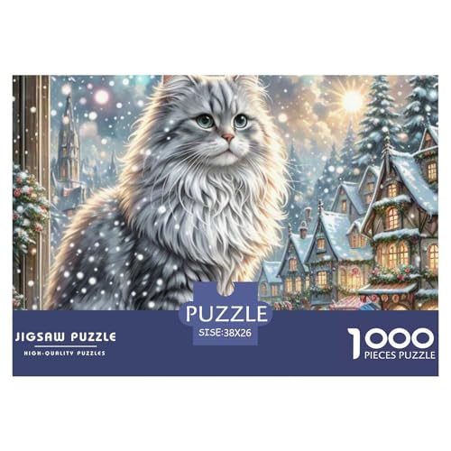 Maine Coon 1000 Teile Puzzle Premium Quality Erwachsene Kinder Animal Herausforderung Game Klassische Lernspiel 38x26cm/1000pcs Maine Coon 1000 Teile Puzzle Premium Quality Erwachsene Kinder Animal Herausforderung Game Klassische Lernspiel 38x26cm/1000pcs von XGASVBKWA