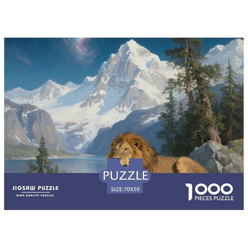 Male Löwen 1000 Teile Erwachsene Puzzle Premium Quality Erwachsene Kinder Animal Herausforderung Game Impossible Game 70x50cm/1000pcs Male Löwen 1000 Teile Erwachsene Puzzle Premium Quality Erwachsene Kinder Animal Herausforderung Game Impossible Game 70x50cm/1000pcs von XGASVBKWA