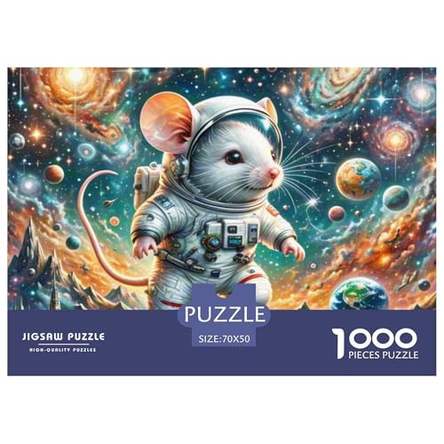 Maus 1000 Teile Erwachsene Puzzle Premium Quality Herausforderung Spielzeug Animal Herausforderung Game Impossible Game 70x50cm/1000pcs Maus 1000 Teile Erwachsene Puzzle Premium Quality Herausforderung Spielzeug Animal Herausforderung Game Impossible Game 70x50cm/1000pcs von XGASVBKWA