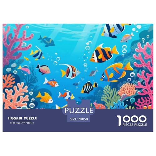 Meerestier 1000 Teile 1000 Teile Kinder Geschenk Erwachsene Kinder Animal Home Dekoration Impossible Game 70x50cm/1000pcs Meerestier 1000 Teile 1000 Teile Kinder Geschenk Erwachsene Kinder Animal Home Dekoration Impossible Game 70x50cm/1000pcs von XGASVBKWA