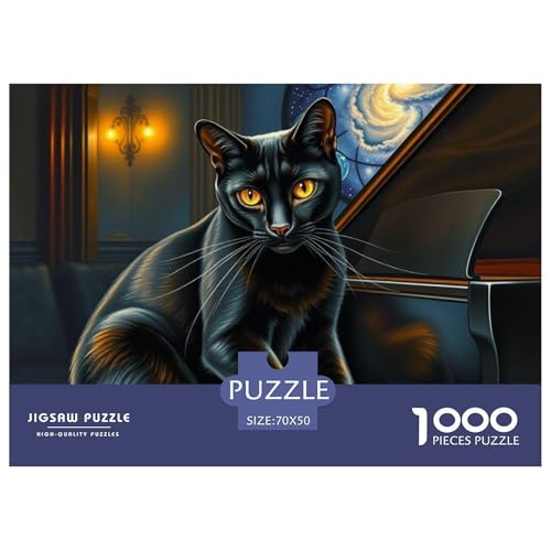 Mumbai Katze 1000 Teile Puzzle Premium Quality Erwachsene Kinder Animal Herausforderung Game Impossible 70x50cm/1000pcs Mumbai Katze 1000 Teile Puzzle Premium Quality Erwachsene Kinder Animal Herausforderung Game Impossible 70x50cm/1000pcs von XGASVBKWA