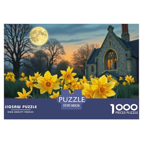 Narcis 1000 Teile Erwachsene Puzzle Premium Quality Herausforderung Spielzeug Plant Herausforderung Game Impossible Game 38x26cm/1000pcs von XGASVBKWA