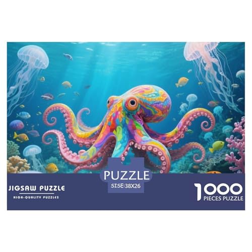 Oktopus 1000 Teile Puzzle Kinder Geschenk Erwachsene Kinder Animal Herausforderung Game Impossible 38x26cm/1000pcs Oktopus 1000 Teile Puzzle Kinder Geschenk Erwachsene Kinder Animal Herausforderung Game Impossible 38x26cm/1000pcs von XGASVBKWA