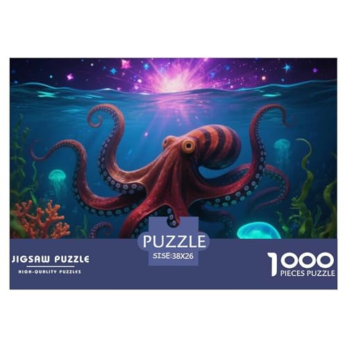 Oktopus Puzzle 1000 Teile Premium Quality Lernspiel Animal Home Dekoration Klassische Lernspiel 38x26cm/1000pcs Oktopus Puzzle 1000 Teile Premium Quality Lernspiel Animal Home Dekoration Klassische Lernspiel 38x26cm/1000pcs von XGASVBKWA