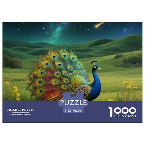 Pfauen Puzzle 1000 Teile Premium Quality Lernspiel Animal Home Dekoration Klassische Lernspiel 70x50cm/1000pcs Pfauen Puzzle 1000 Teile Premium Quality Lernspiel Animal Home Dekoration Klassische Lernspiel 70x50cm/1000pcs von XGASVBKWA
