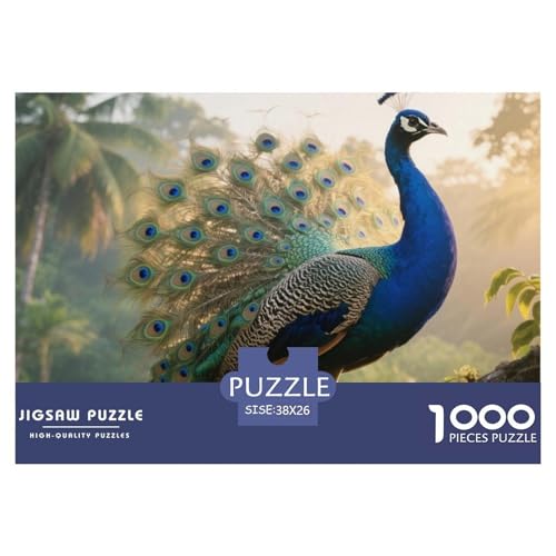 Pfauen Puzzle 1000 Teile Premium Quality Lernspiel Animal Premium Quality Impossible Game 38x26cm/1000pcs Pfauen Puzzle 1000 Teile Premium Quality Lernspiel Animal Premium Quality Impossible Game 38x26cm/1000pcs von XGASVBKWA