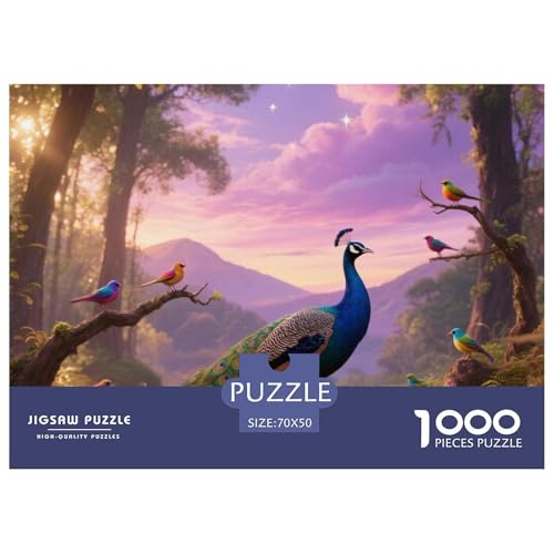 Pfauen Puzzle 1000 Teile Premium Quality Lernspiel Animal Premium Quality Impossible Game 70x50cm/1000pcs Pfauen Puzzle 1000 Teile Premium Quality Lernspiel Animal Premium Quality Impossible Game 70x50cm/1000pcs von XGASVBKWA