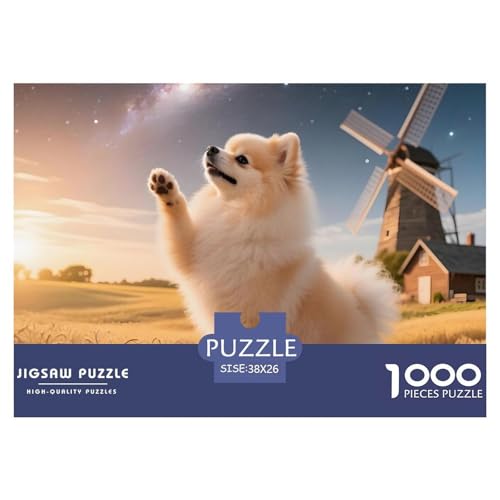Pommern 1000 Teile Puzzle Premium Quality Erwachsene Kinder Animal Herausforderung Game Klassische Lernspiel 38x26cm/1000pcs Pommern 1000 Teile Puzzle Premium Quality Erwachsene Kinder Animal Herausforderung Game Klassische Lernspiel 38x26cm/1000pcs von XGASVBKWA