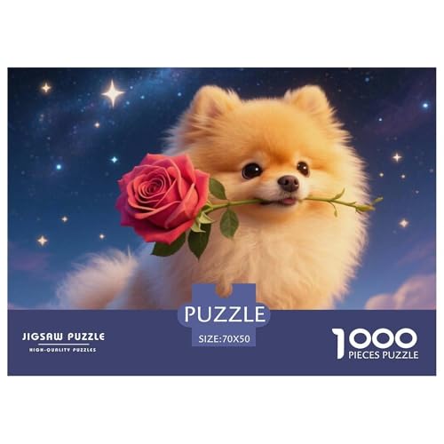 Pommern Puzzle 1000 Teile Premium Quality Erwachsene Kinder Animal Premium Quality Klassische Lernspiel 70x50cm/1000pcs Pommern Puzzle 1000 Teile Premium Quality Erwachsene Kinder Animal Premium Quality Klassische Lernspiel 70x50cm/1000pcs von XGASVBKWA