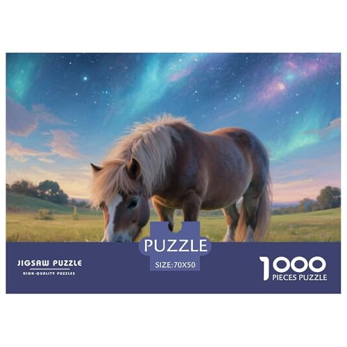 Pony 1000 Teile Puzzle Premium Quality Erwachsene Kinder Animal Home Dekoration Impossible Game 70x50cm/1000pcs Pony 1000 Teile Puzzle Premium Quality Erwachsene Kinder Animal Home Dekoration Impossible Game 70x50cm/1000pcs von XGASVBKWA