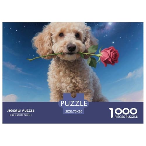 Poodle 1000 Teile Puzzle Home Dekoration Lernspiel Animal Premium Quality Klassische Lernspiel 70x50cm/1000pcs Poodle 1000 Teile Puzzle Home Dekoration Lernspiel Animal Premium Quality Klassische Lernspiel 70x50cm/1000pcs von XGASVBKWA