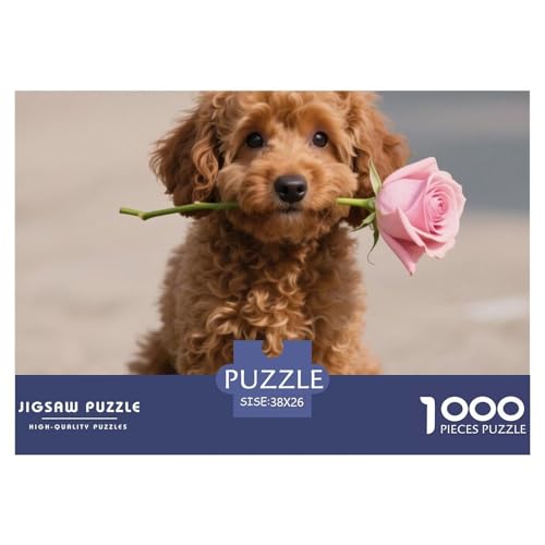 Poodle 1000 Teile Puzzle Home Dekoration Lernspiel Pet Premium Quality Klassische Lernspiel 38x26cm/1000pcs Poodle 1000 Teile Puzzle Home Dekoration Lernspiel Pet Premium Quality Klassische Lernspiel 38x26cm/1000pcs von XGASVBKWA
