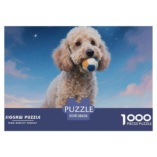 Poodle 1000 Teile Puzzle Kinder Geschenk Lernspiel Animal Premium Quality Impossible Game 38x26cm/1000pcs Poodle 1000 Teile Puzzle Kinder Geschenk Lernspiel Animal Premium Quality Impossible Game 38x26cm/1000pcs von XGASVBKWA