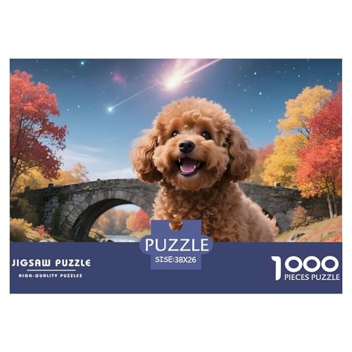 Poodle 1000 Teile Puzzle Premium Quality Erwachsene Kinder Animal Premium Quality Klassische Lernspiel 38x26cm/1000pcs Poodle 1000 Teile Puzzle Premium Quality Erwachsene Kinder Animal Premium Quality Klassische Lernspiel 38x26cm/1000pcs von XGASVBKWA