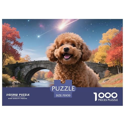 Poodle Puzzle 1000 Teile Premium Quality Lernspiel Animal Home Dekoration Klassische Lernspiel 70x50cm/1000pcs Poodle Puzzle 1000 Teile Premium Quality Lernspiel Animal Home Dekoration Klassische Lernspiel 70x50cm/1000pcs von XGASVBKWA