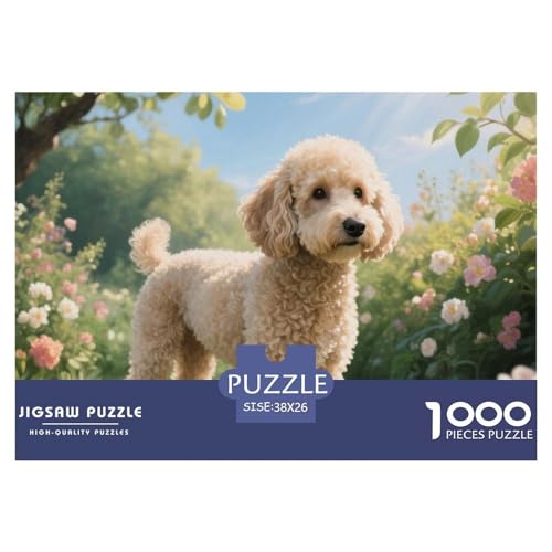 Poodle Puzzle 1000 Teile Premium Quality Lernspiel Animal Premium Quality Impossible Game 38x26cm/1000pcs Poodle Puzzle 1000 Teile Premium Quality Lernspiel Animal Premium Quality Impossible Game 38x26cm/1000pcs von XGASVBKWA