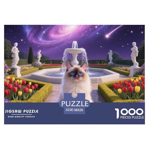 Ragdoll Puzzle 1000 Teile Premium Quality Erwachsene Kinder Animal Premium Quality Klassische Lernspiel 38x26cm/1000pcs Ragdoll Puzzle 1000 Teile Premium Quality Erwachsene Kinder Animal Premium Quality Klassische Lernspiel 38x26cm/1000pcs von XGASVBKWA