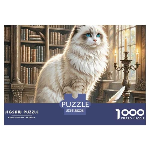 Ragdoll Puzzle 1000 Teile Premium Quality Lernspiel Animal Home Dekoration Klassische Lernspiel 38x26cm/1000pcs Ragdoll Puzzle 1000 Teile Premium Quality Lernspiel Animal Home Dekoration Klassische Lernspiel 38x26cm/1000pcs von XGASVBKWA