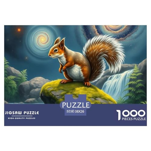 Red Eichhörnchen Puzzle 1000 Teile Premium Quality Erwachsene Kinder Animal Home Dekoration Klassische Lernspiel 38x26cm/1000pcs Red Eichhörnchen Puzzle 1000 Teile Premium Quality Erwachsene Kinder Animal Home Dekoration Klassische Lernspiel 38x26cm/1000pcs von XGASVBKWA
