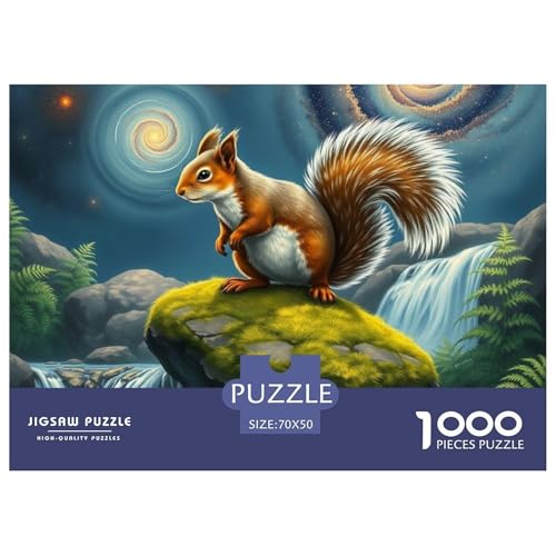 Red Eichhörnchen Puzzle 1000 Teile Premium Quality Lernspiel Animal Home Dekoration Klassische Lernspiel 70x50cm/1000pcs Red Eichhörnchen Puzzle 1000 Teile Premium Quality Lernspiel Animal Home Dekoration Klassische Lernspiel 70x50cm/1000pcs von XGASVBKWA