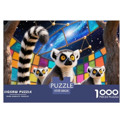 Ringschwanz Lemur 1000 Teile Puzzle Home Dekoration Lernspiel Animal Premium Quality Klassische Lernspiel 38x26cm/1000pcs Ringschwanz Lemur 1000 Teile Puzzle Home Dekoration Lernspiel Animal Premium Quality Klassische Lernspiel 38x26cm/1000pcs von XGASVBKWA
