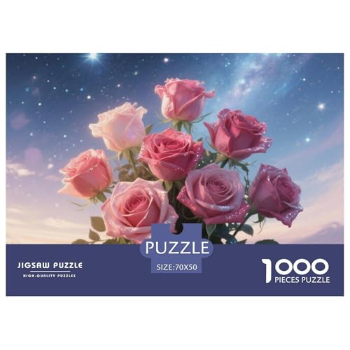 Rose 1000 Teile Erwachsene Puzzle Premium Quality Erwachsene Kinder Plant Home Dekoration Klassische Lernspiel 70x50cm/1000pcs Rose 1000 Teile Erwachsene Puzzle Premium Quality Erwachsene Kinder Plant Home Dekoration Klassische Lernspiel 70x50cm/1000pcs von XGASVBKWA