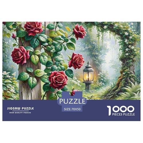 Rose 1000 Teile Erwachsene Puzzle Premium Quality Herausforderung Spielzeug Plant Herausforderung Game Impossible Game 70x50cm/1000pcs Rose 1000 Teile Erwachsene Puzzle Premium Quality Herausforderung Spielzeug Plant Herausforderung Game Impossible Game 70x50cm/1000pcs von XGASVBKWA